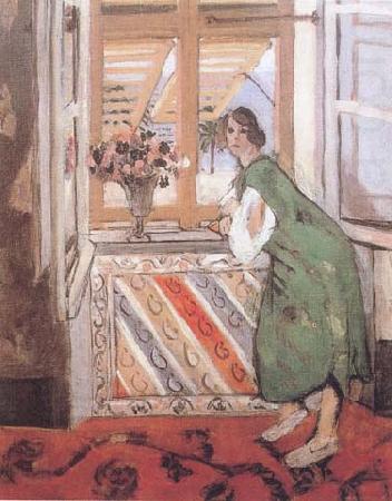 Young Girl in a Green Dress (mk35), Henri Matisse